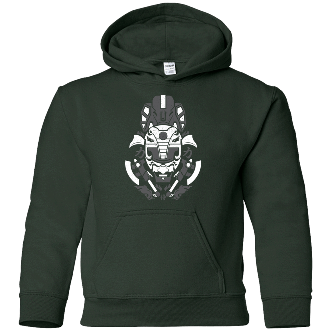 Sweatshirts Forest Green / YS Samurai Black Ranger Youth Hoodie