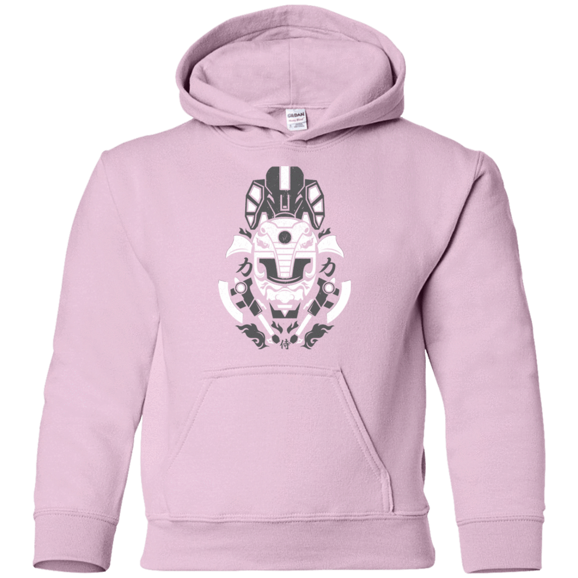 Sweatshirts Light Pink / YS Samurai Black Ranger Youth Hoodie