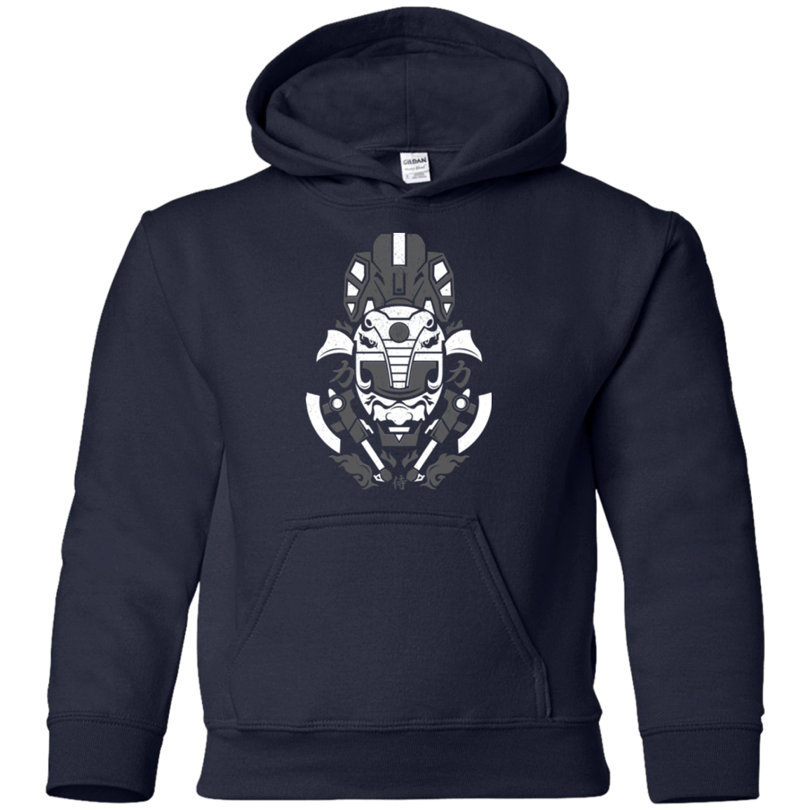 Sweatshirts Navy / YS Samurai Black Ranger Youth Hoodie
