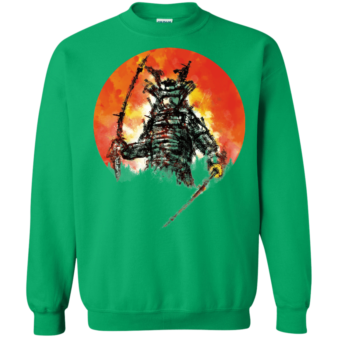 Sweatshirts Irish Green / S Samurai Bot Crewneck Sweatshirt