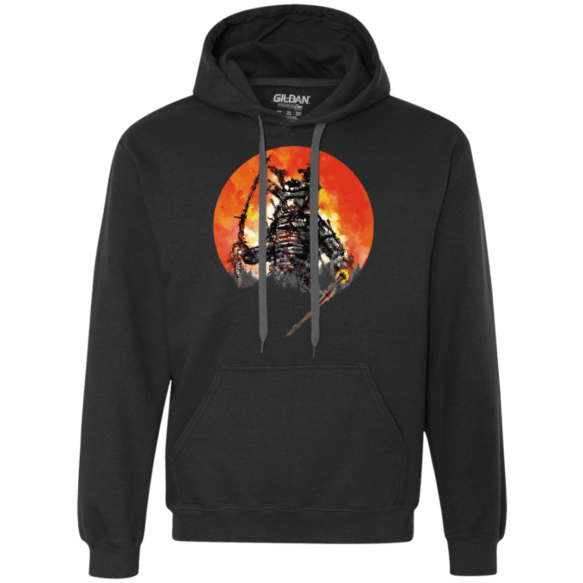 Sweatshirts Black / S Samurai Bot Premium Fleece Hoodie