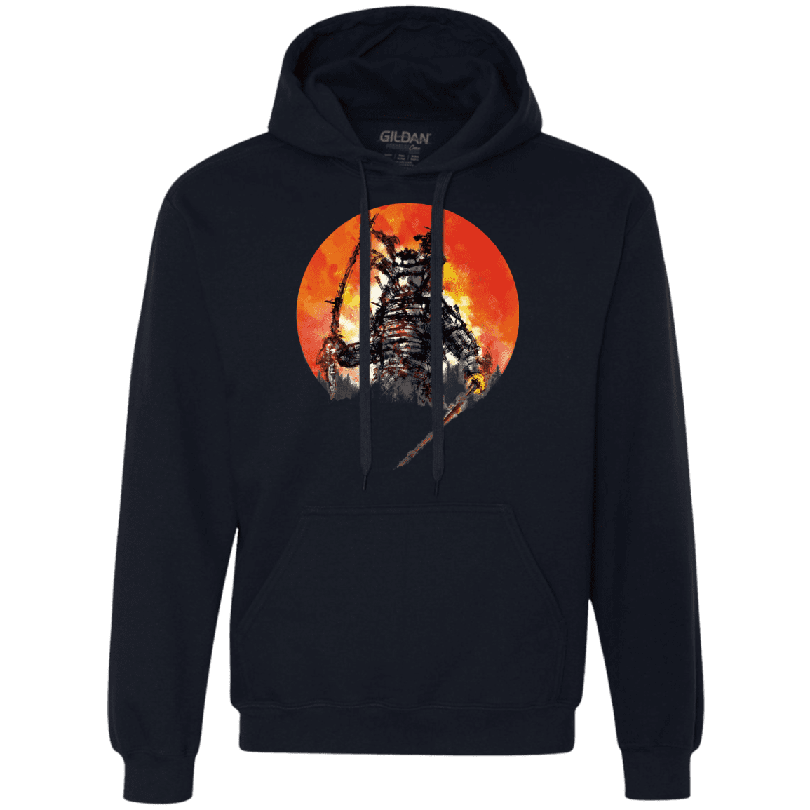 Sweatshirts Navy / S Samurai Bot Premium Fleece Hoodie