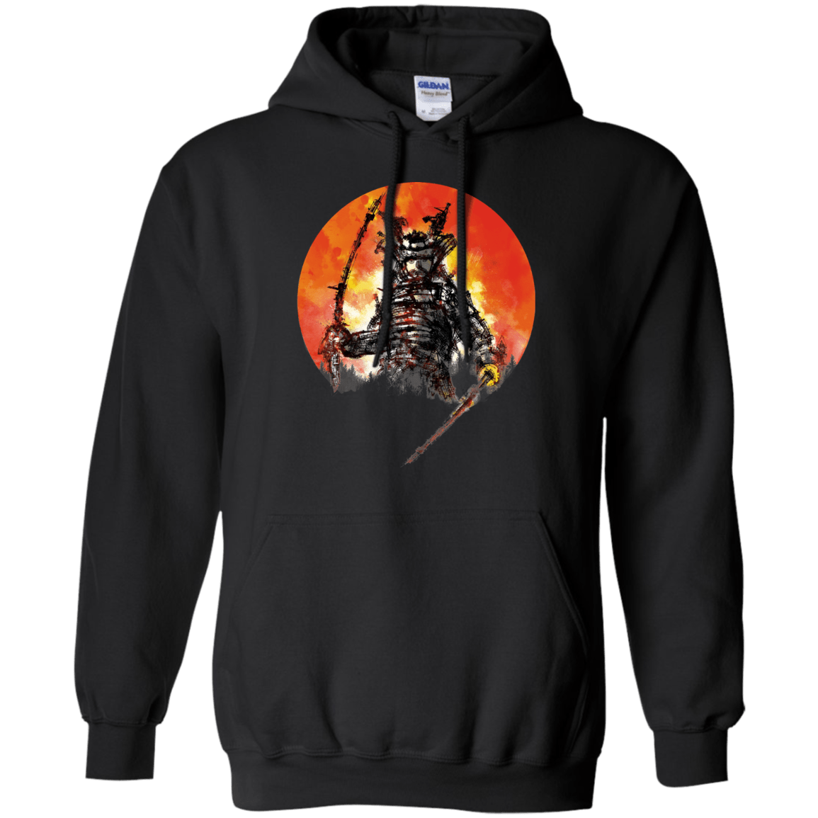 Sweatshirts Black / S Samurai Bot Pullover Hoodie