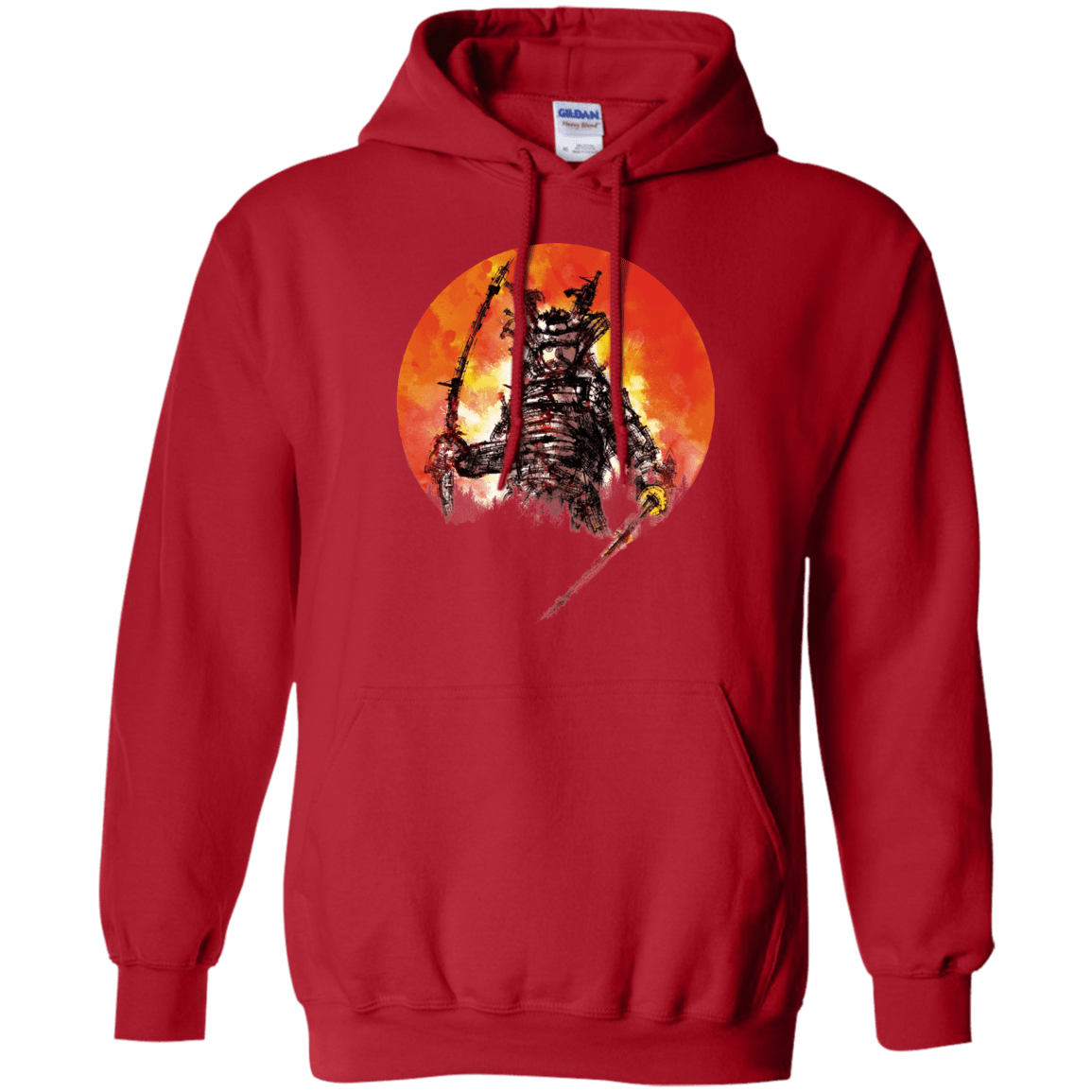 Sweatshirts Red / S Samurai Bot Pullover Hoodie