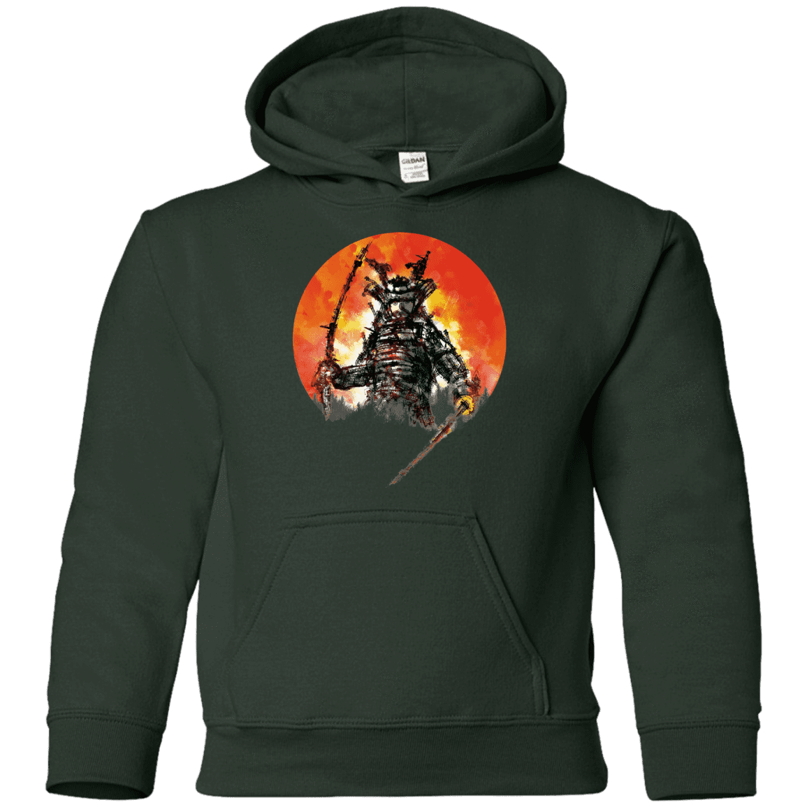 Sweatshirts Forest Green / YS Samurai Bot Youth Hoodie