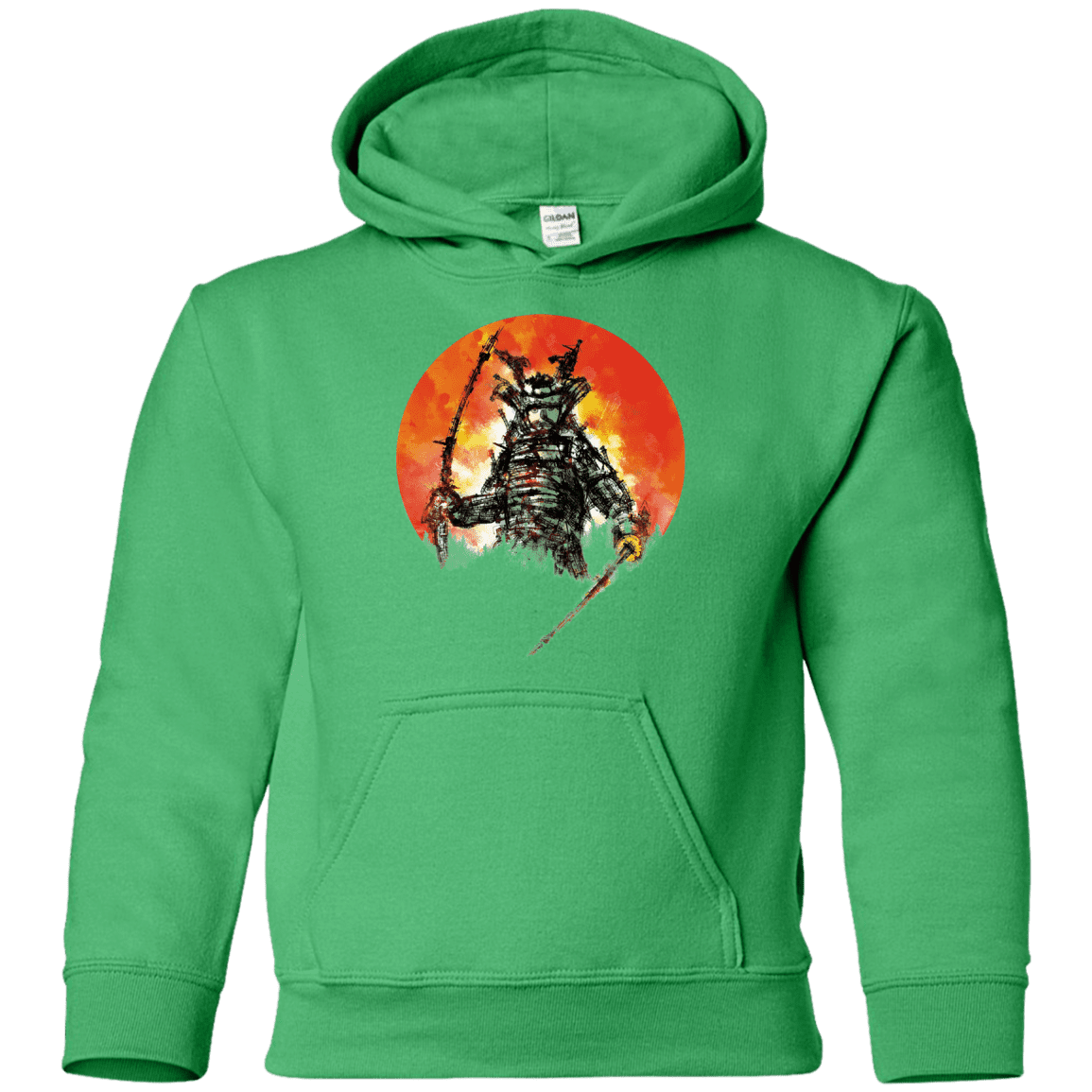 Sweatshirts Irish Green / YS Samurai Bot Youth Hoodie