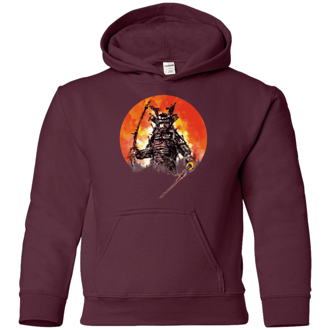 Sweatshirts Maroon / YS Samurai Bot Youth Hoodie