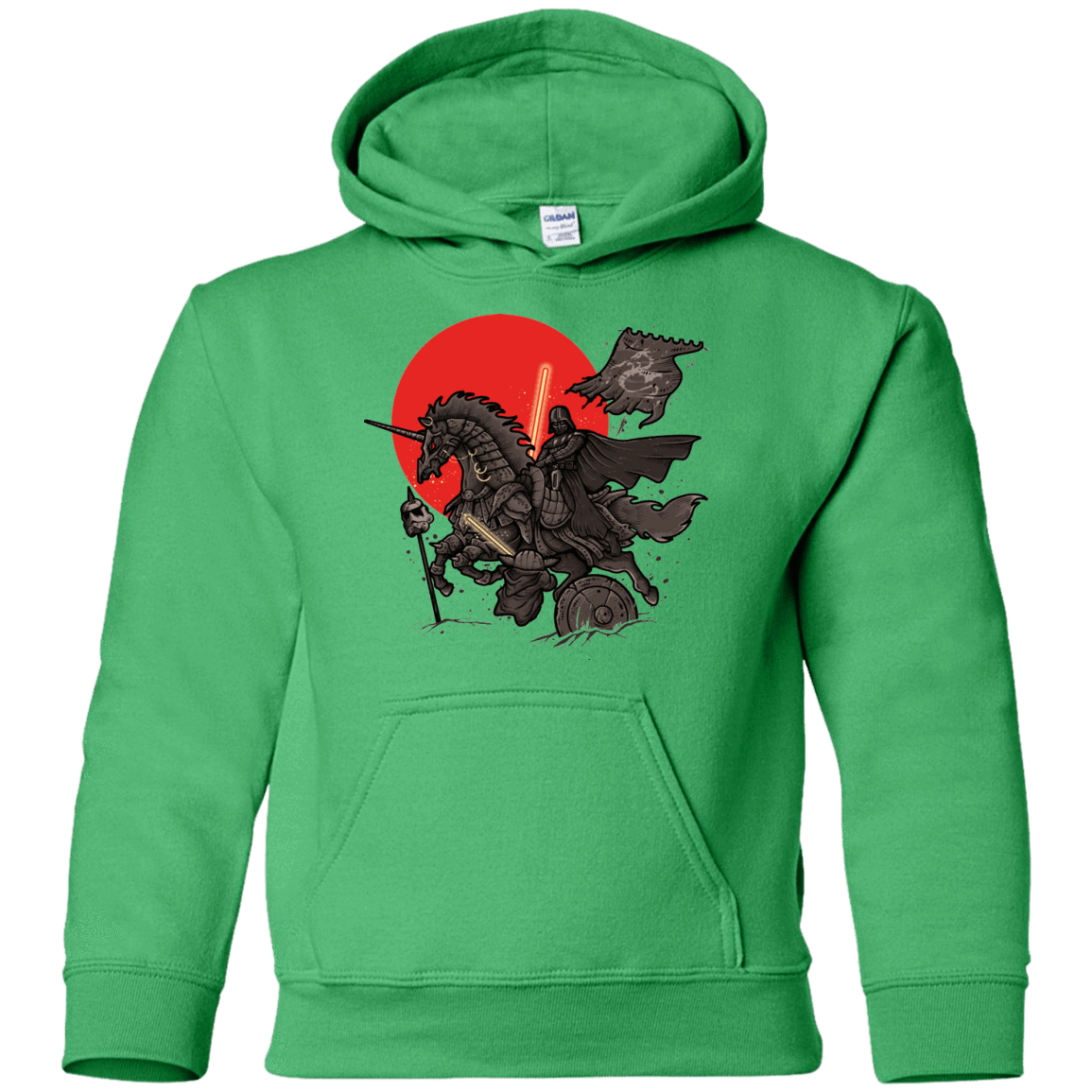 Sweatshirts Irish Green / YS SAMURAI GALAXY Youth Hoodie