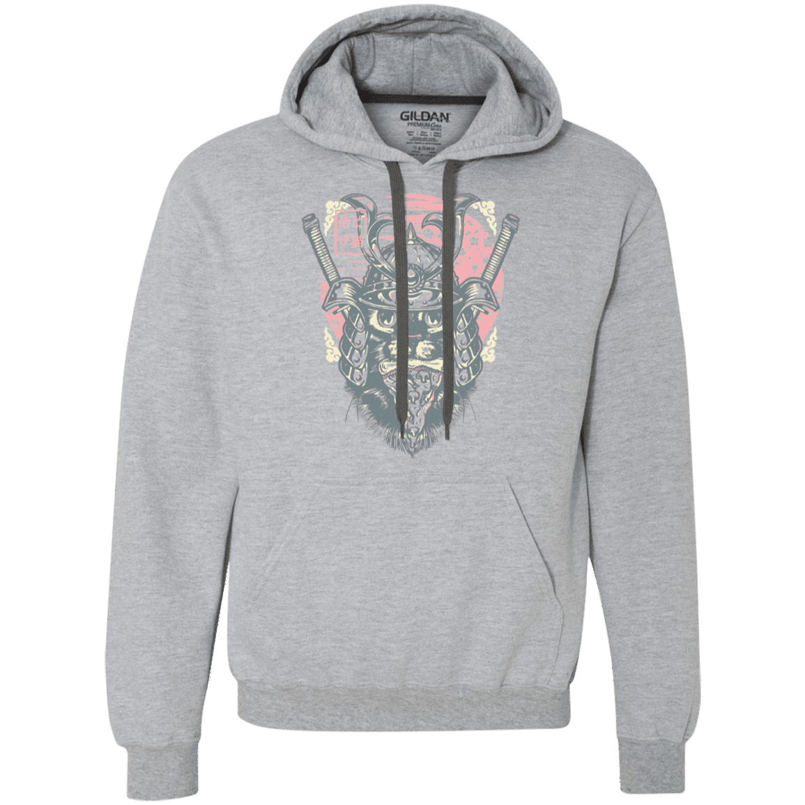 Sweatshirts Sport Grey / L Samurai Pizza Cat Premium Fleece Hoodie