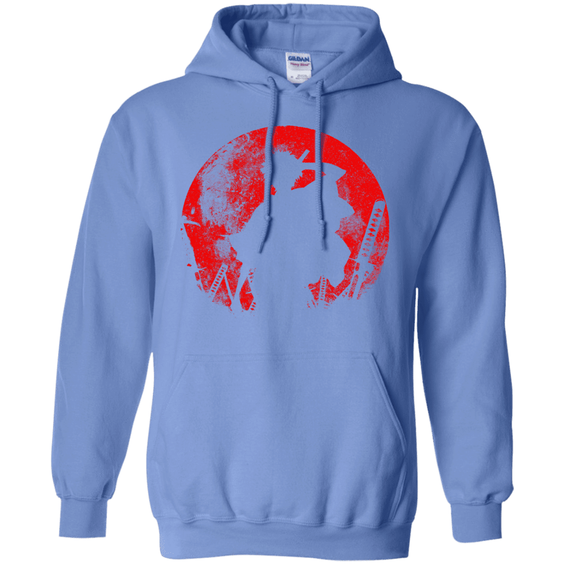 Sweatshirts Carolina Blue / S Samurai Swords Pullover Hoodie