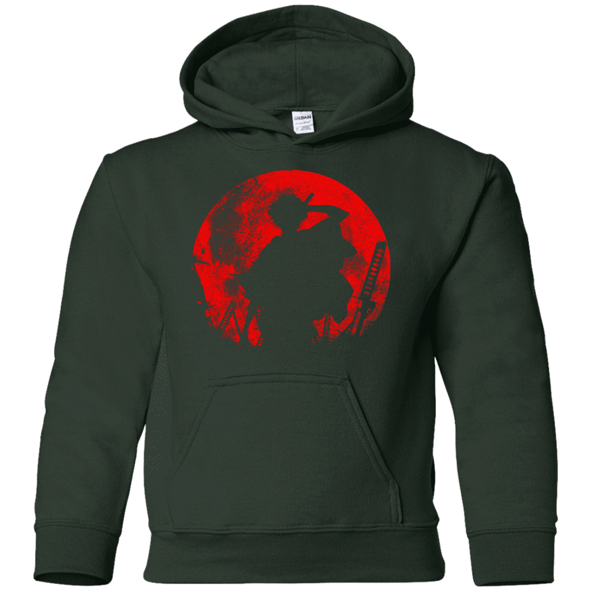 Sweatshirts Forest Green / YS Samurai Swords Youth Hoodie