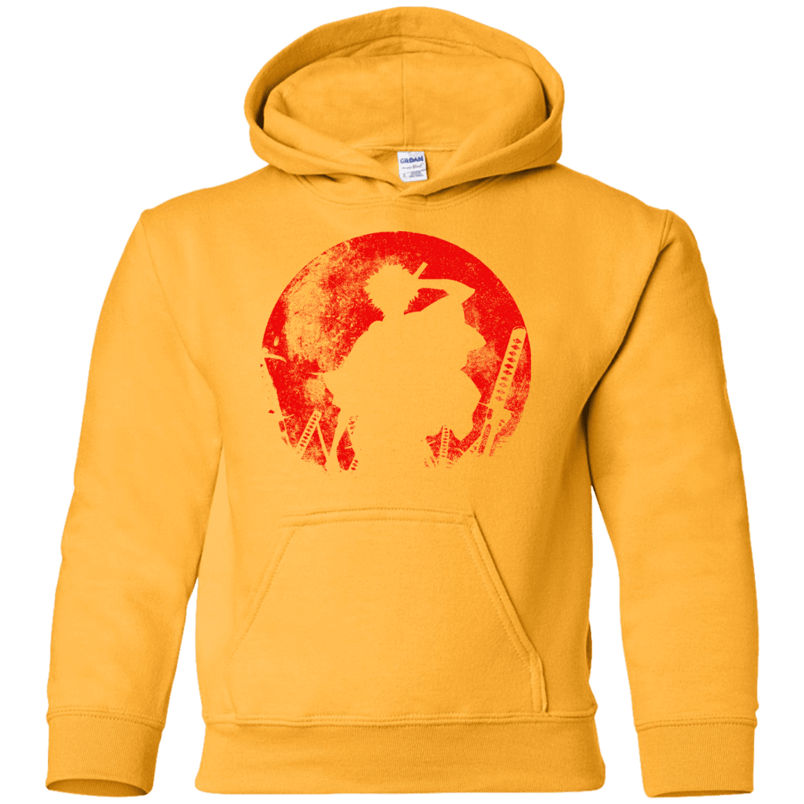 Sweatshirts Gold / YS Samurai Swords Youth Hoodie