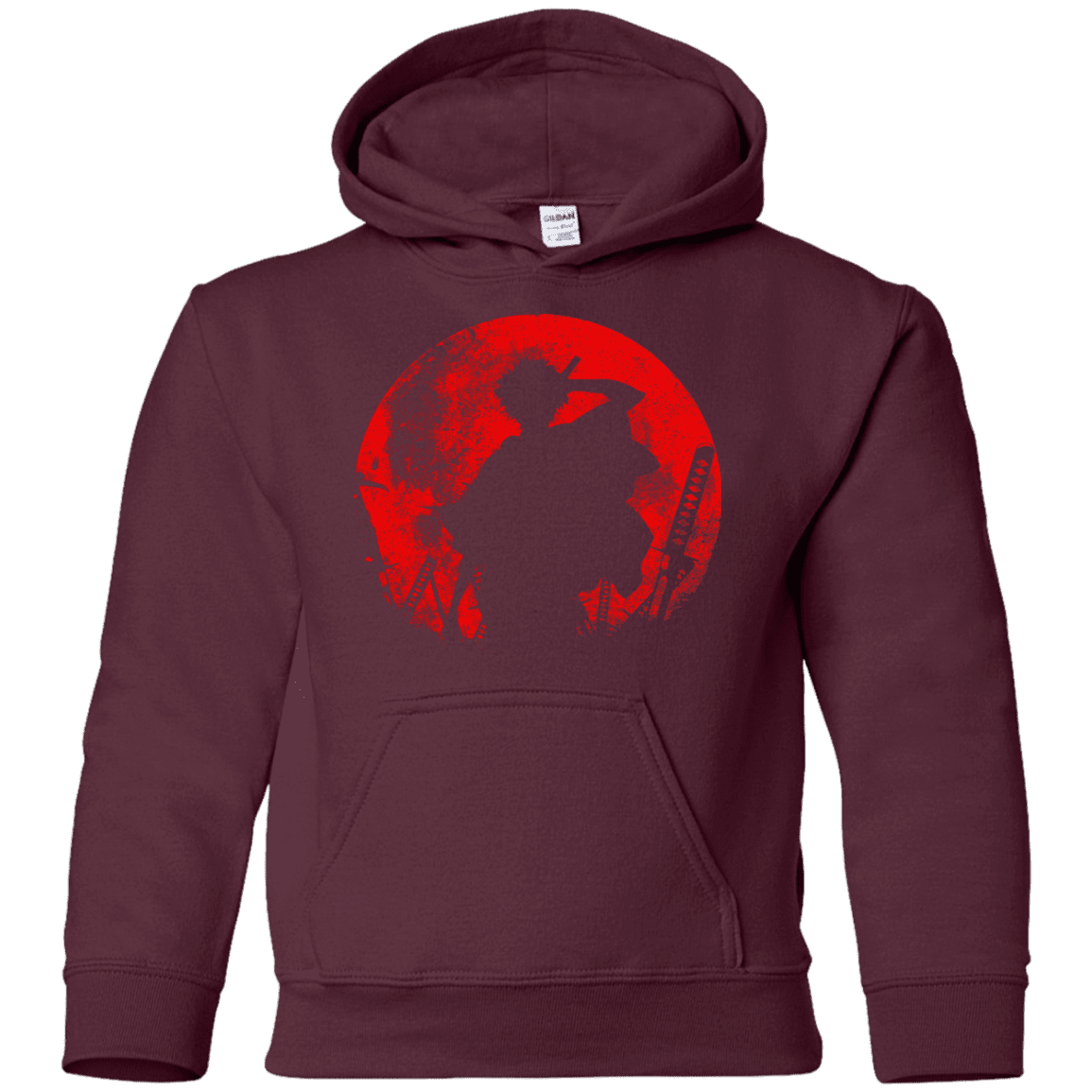 Sweatshirts Maroon / YS Samurai Swords Youth Hoodie