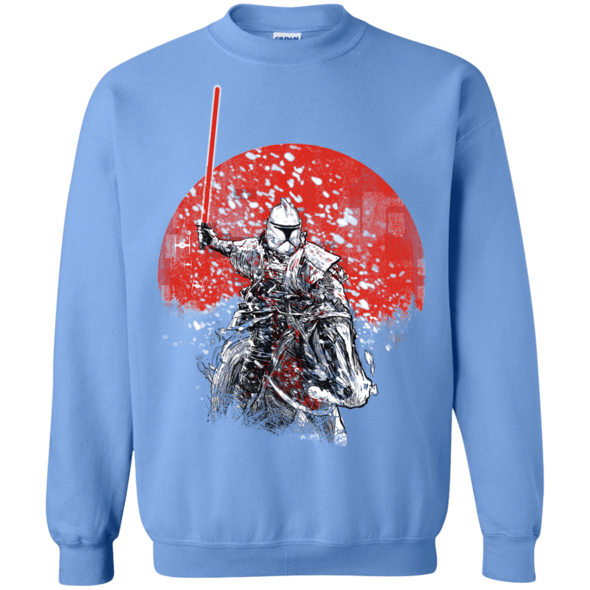 Sweatshirts Carolina Blue / S Samurai Trooper Crewneck Sweatshirt