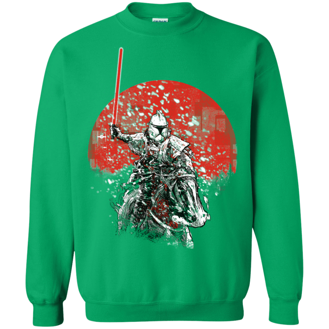 Sweatshirts Irish Green / S Samurai Trooper Crewneck Sweatshirt