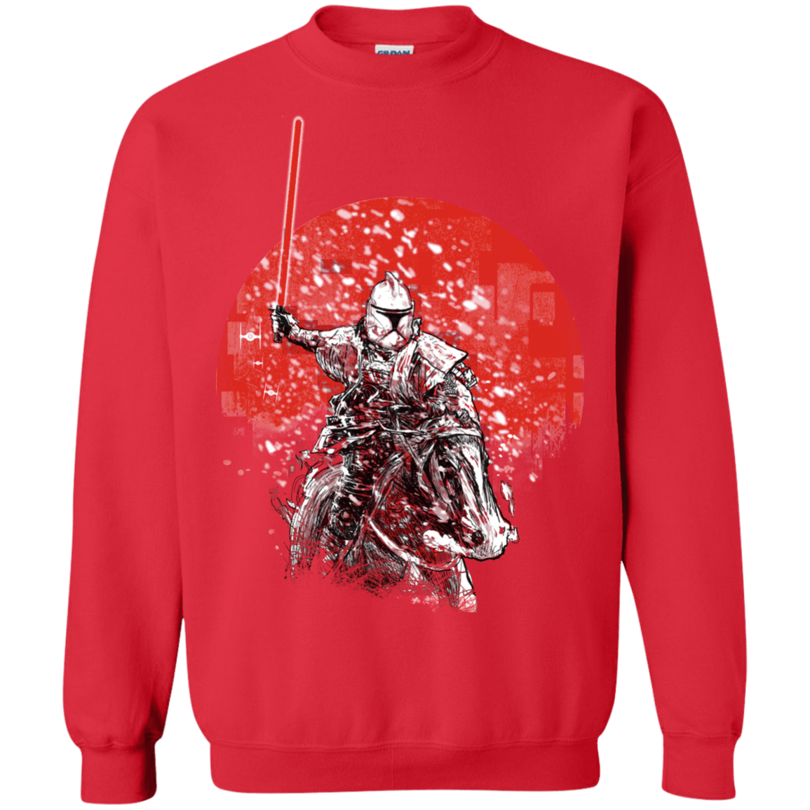 Sweatshirts Red / S Samurai Trooper Crewneck Sweatshirt