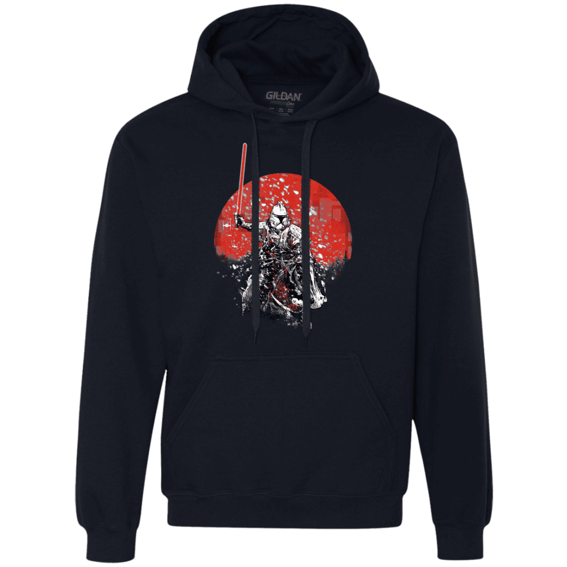 Sweatshirts Navy / S Samurai Trooper Premium Fleece Hoodie