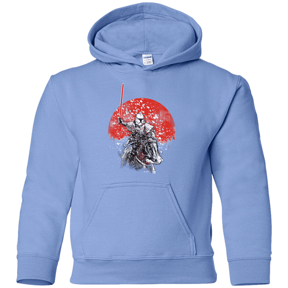 Sweatshirts Carolina Blue / YS Samurai Trooper Youth Hoodie