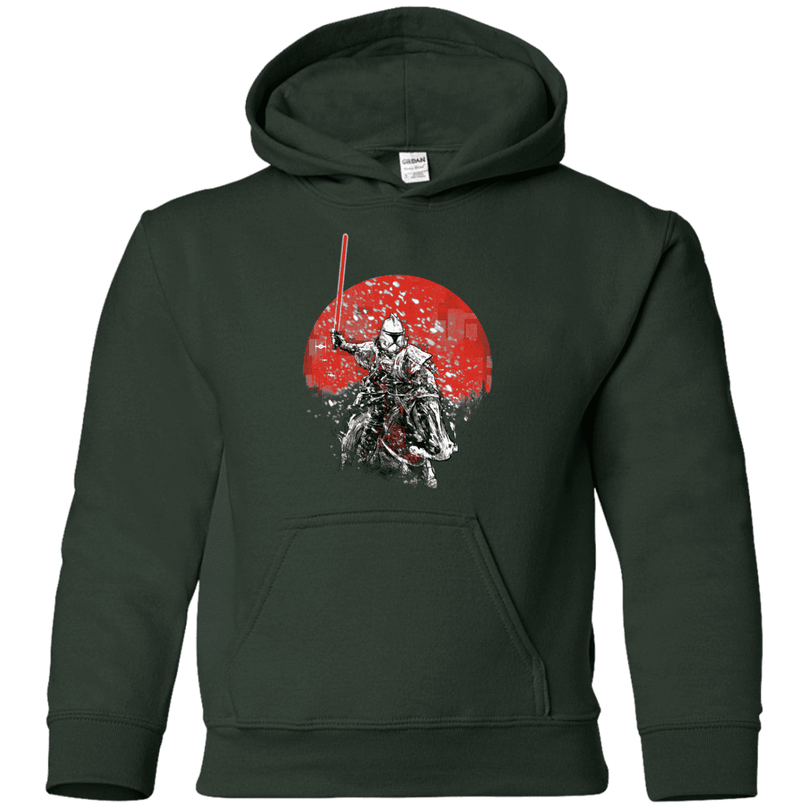 Sweatshirts Forest Green / YS Samurai Trooper Youth Hoodie