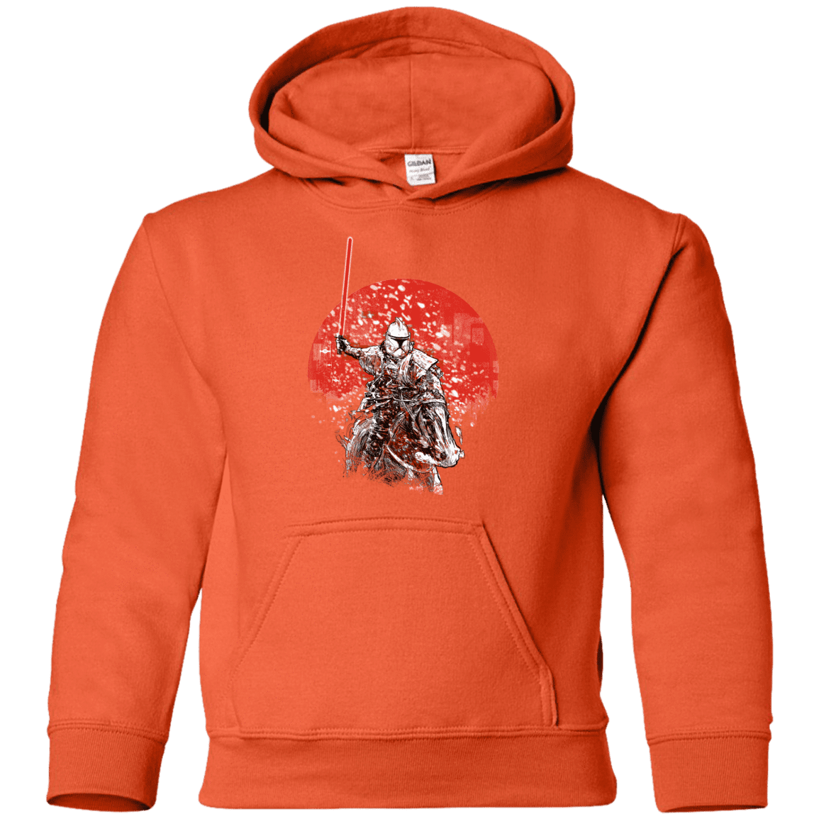 Sweatshirts Orange / YS Samurai Trooper Youth Hoodie