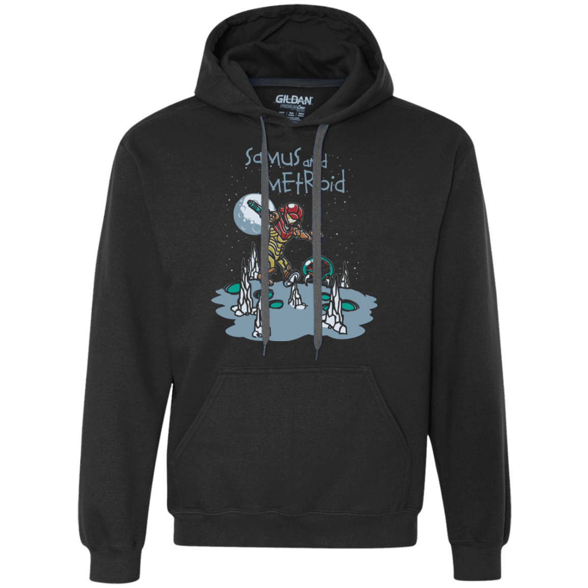 Sweatshirts Black / Small Samus and Metroid Premium Fleece Hoodie