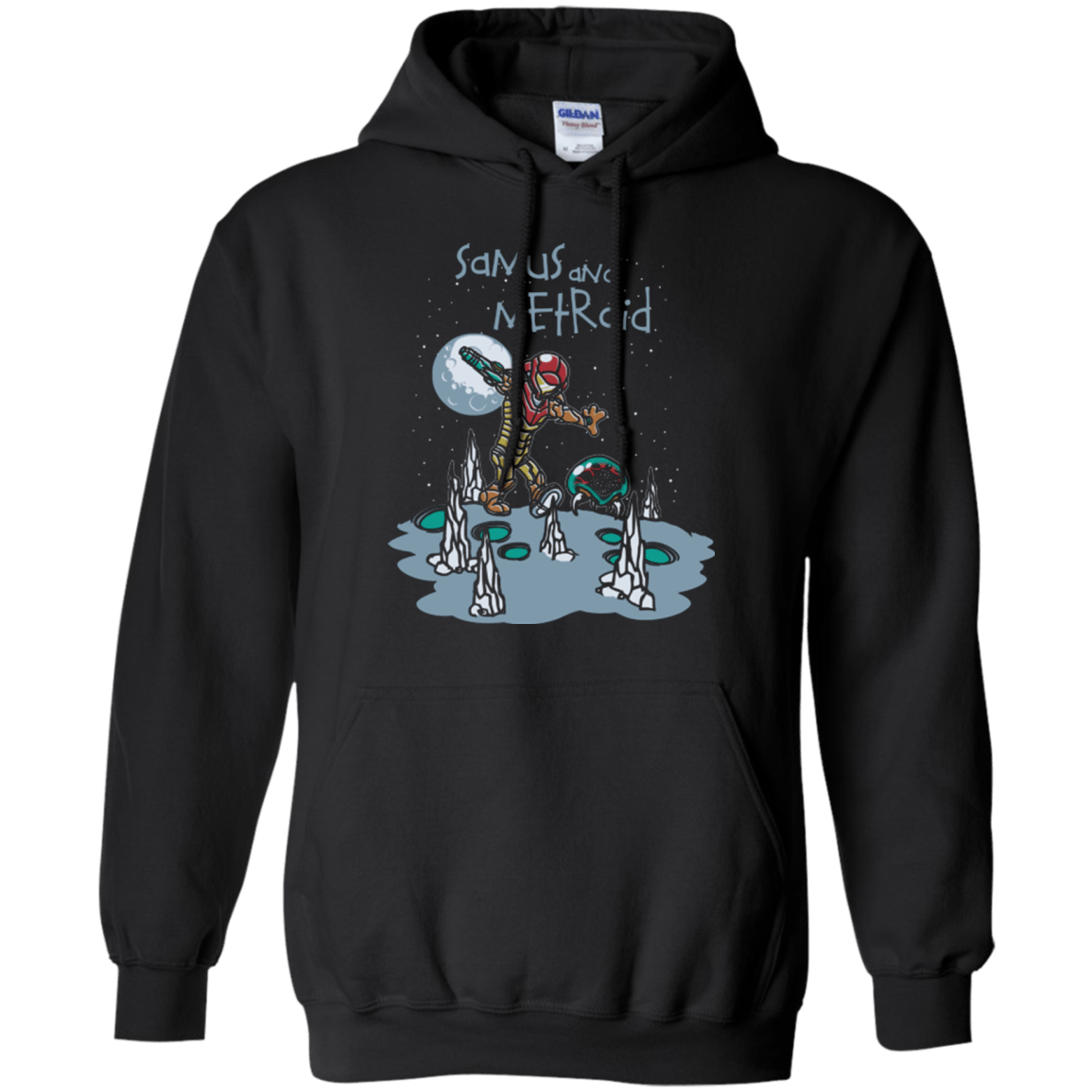 Sweatshirts Black / Small Samus and Metroid Pullover Hoodie