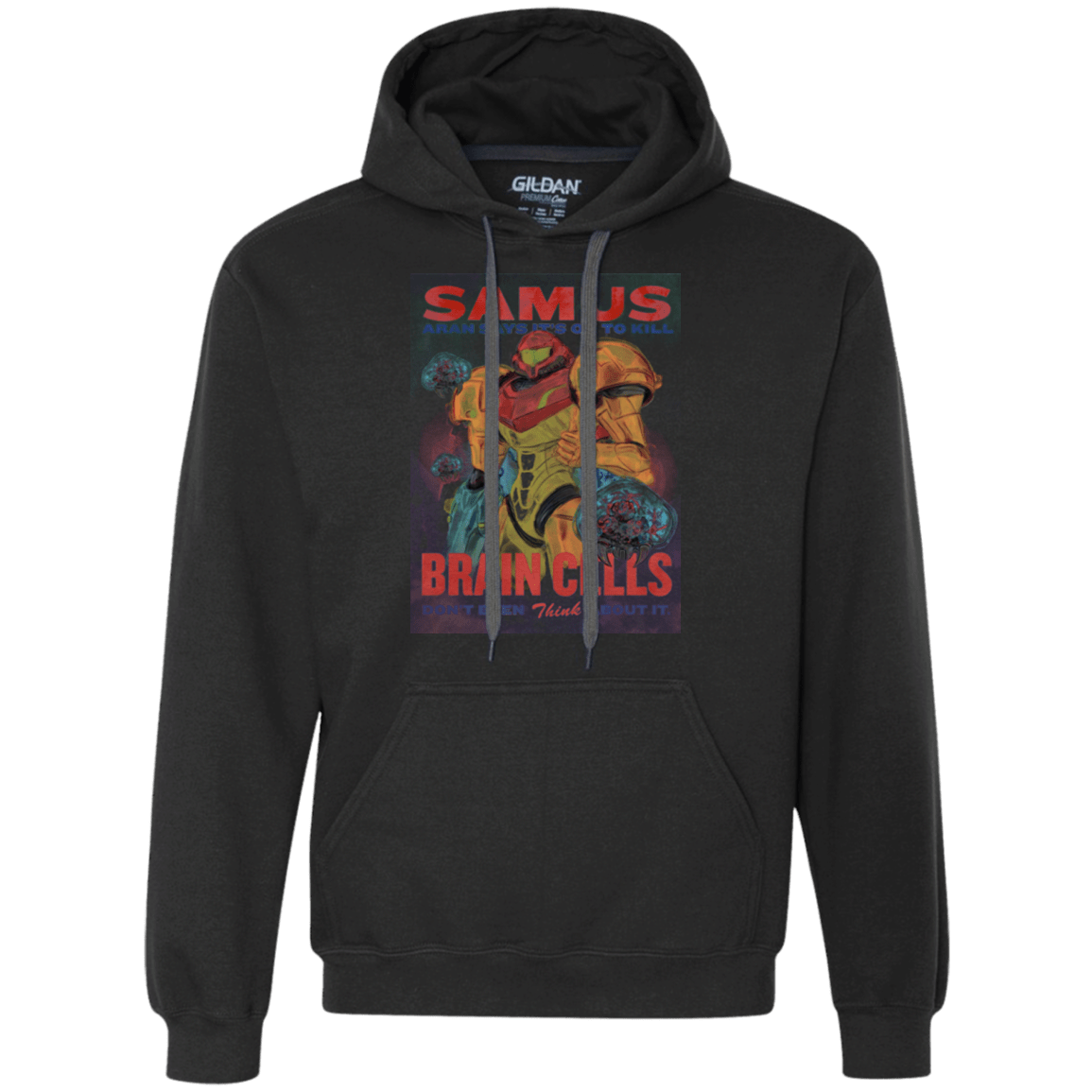 Sweatshirts Black / Small Samus Aran Propaganda Premium Fleece Hoodie