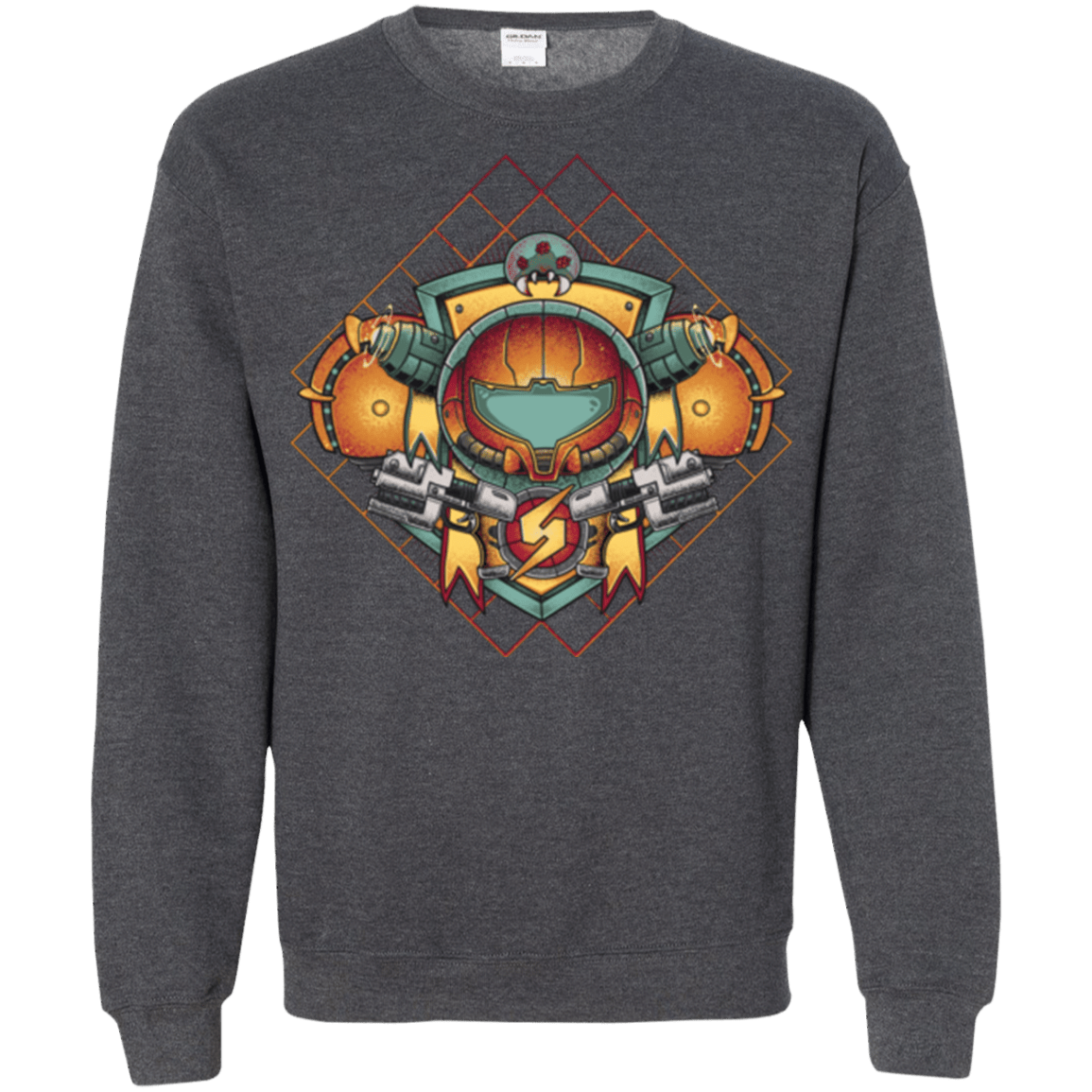 Sweatshirts Dark Heather / Small Samus crest Crewneck Sweatshirt