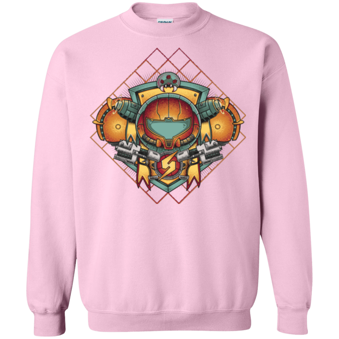Sweatshirts Light Pink / Small Samus crest Crewneck Sweatshirt
