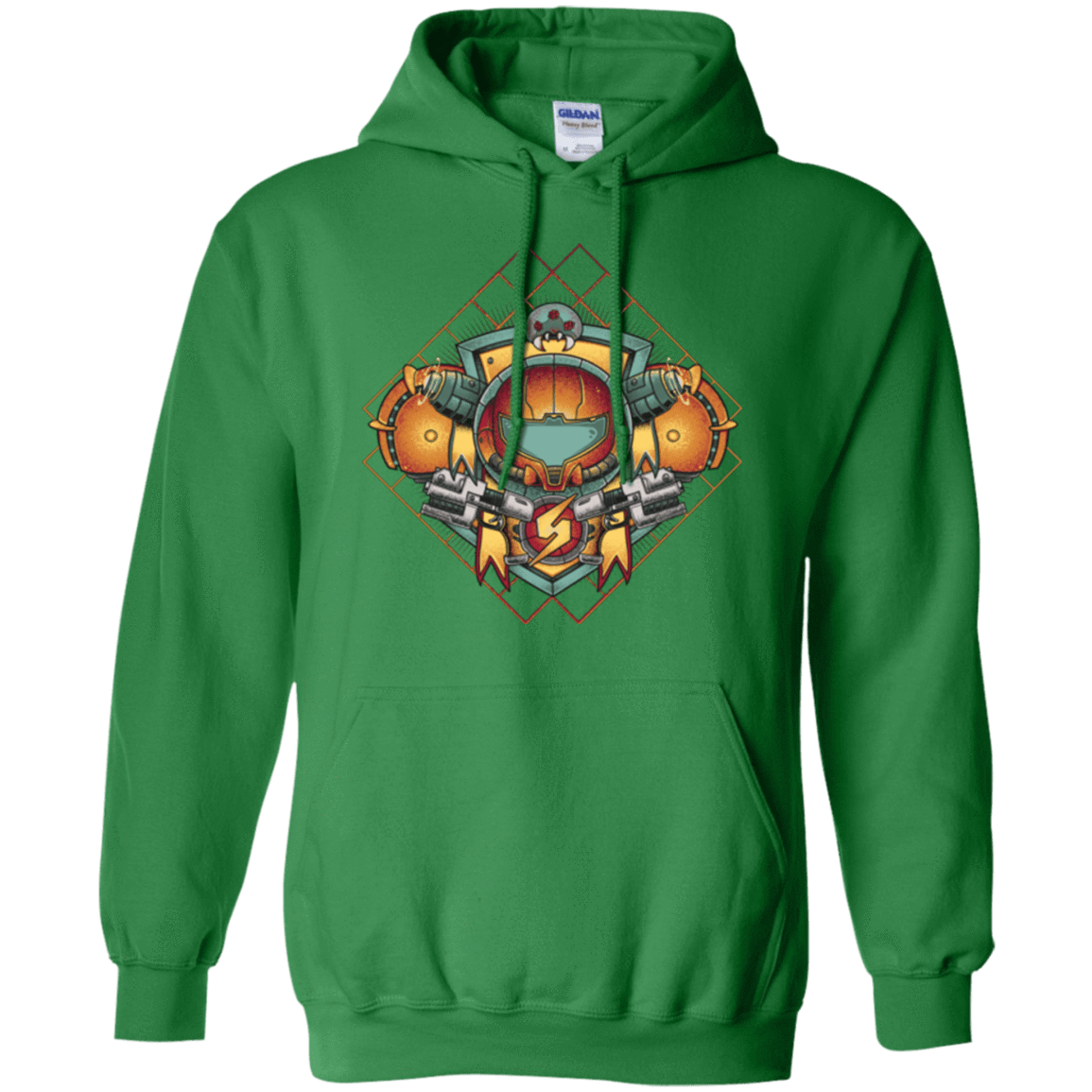 Sweatshirts Irish Green / Small Samus crest Pullover Hoodie