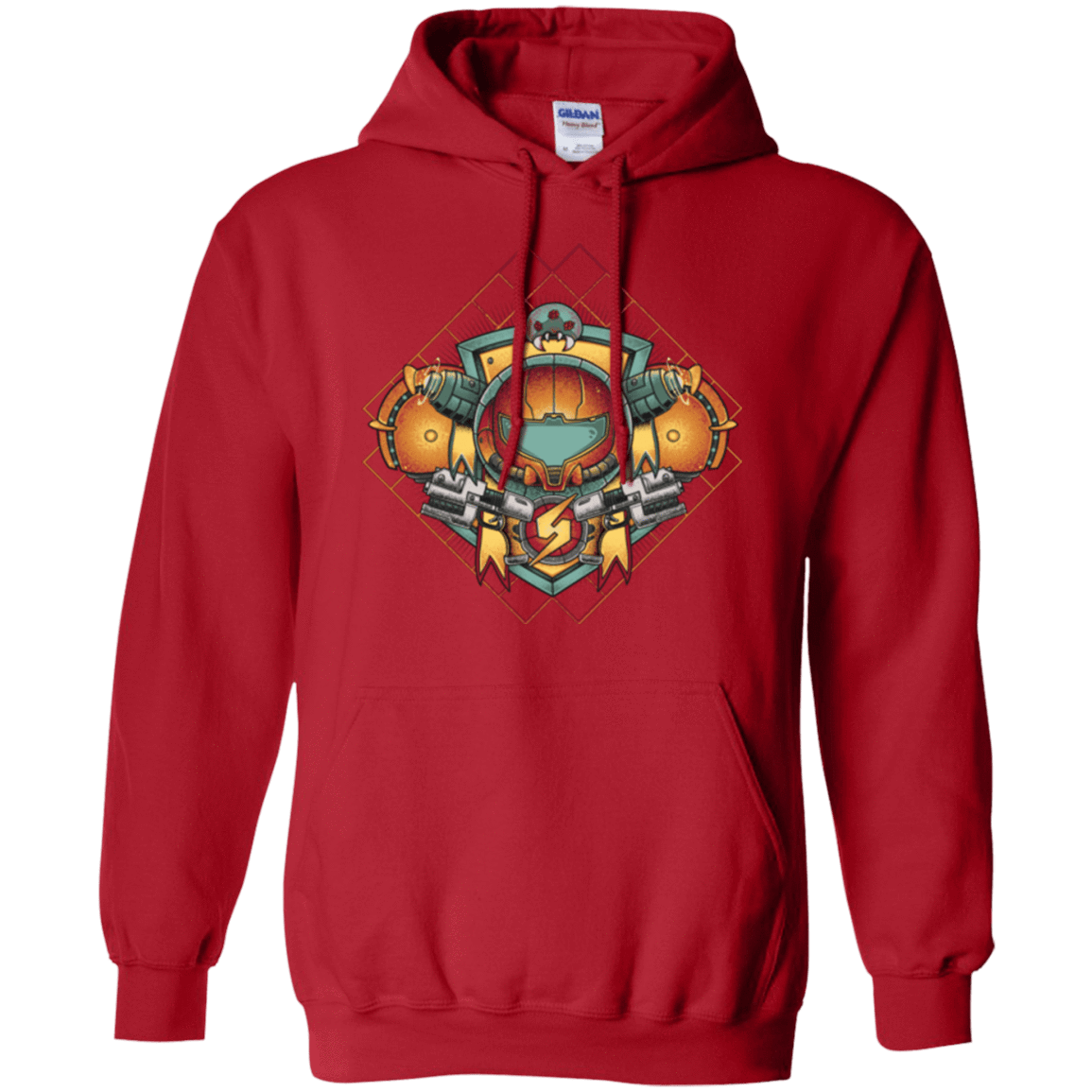 Sweatshirts Red / Small Samus crest Pullover Hoodie