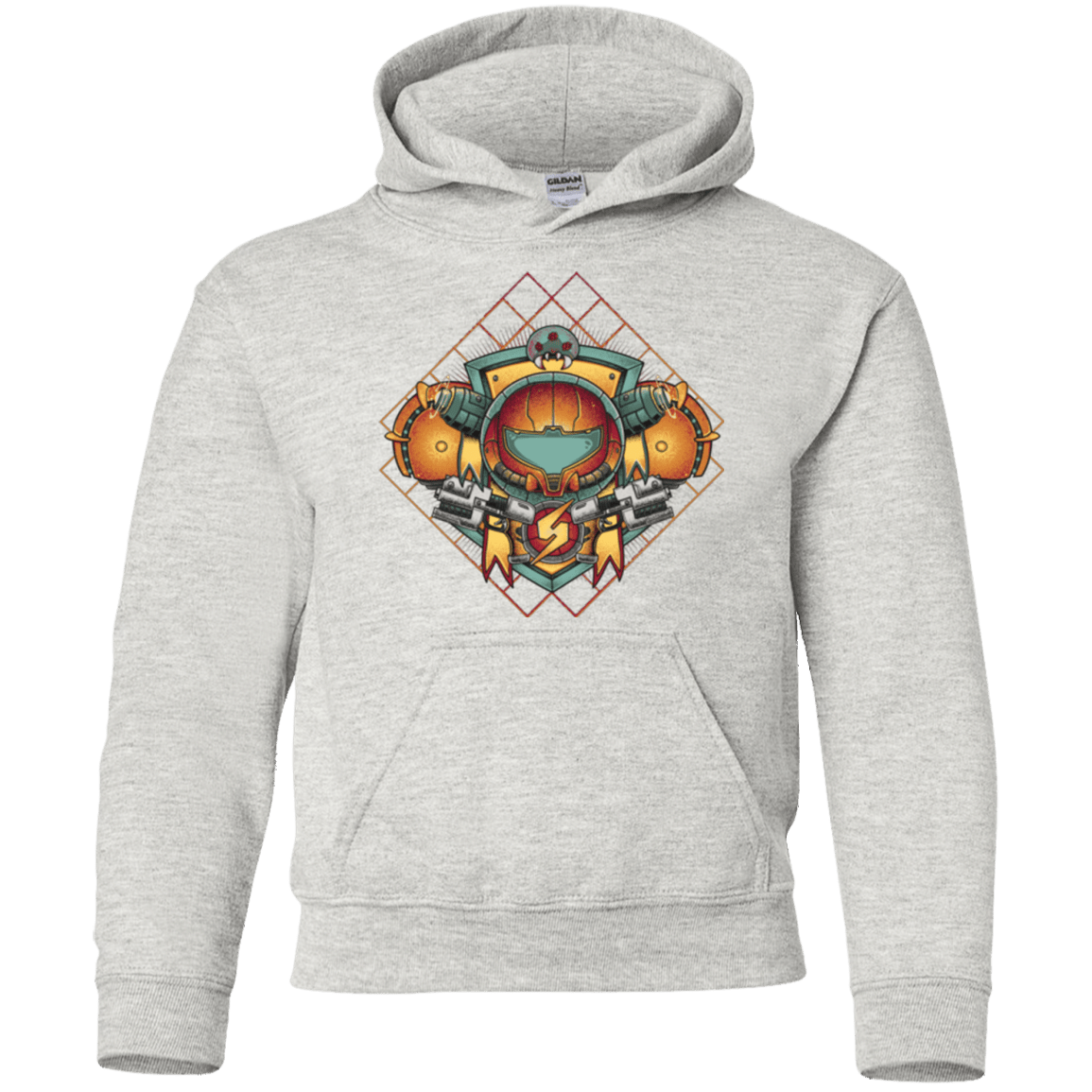 Sweatshirts Ash / YS Samus crest Youth Hoodie