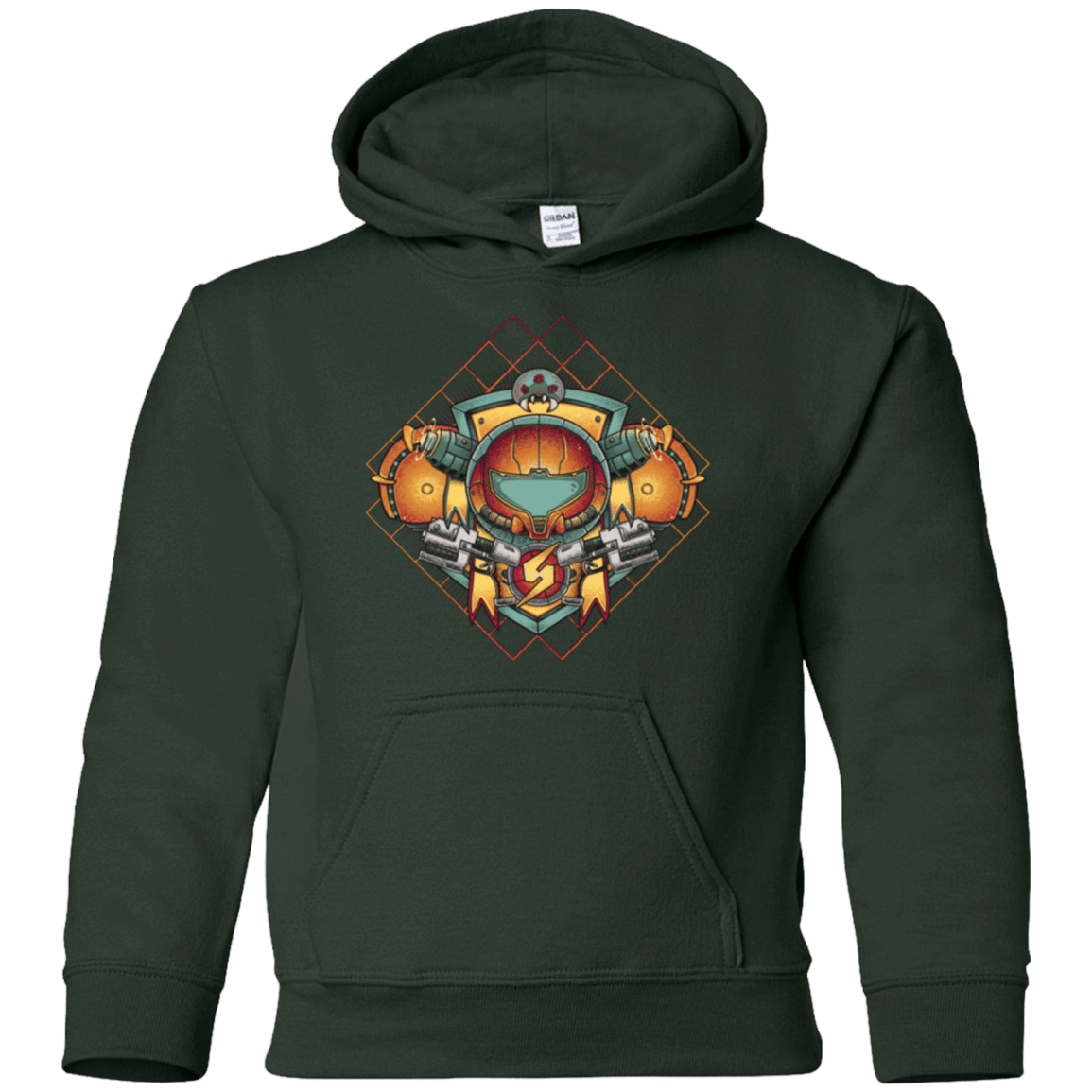 Sweatshirts Forest Green / YS Samus crest Youth Hoodie