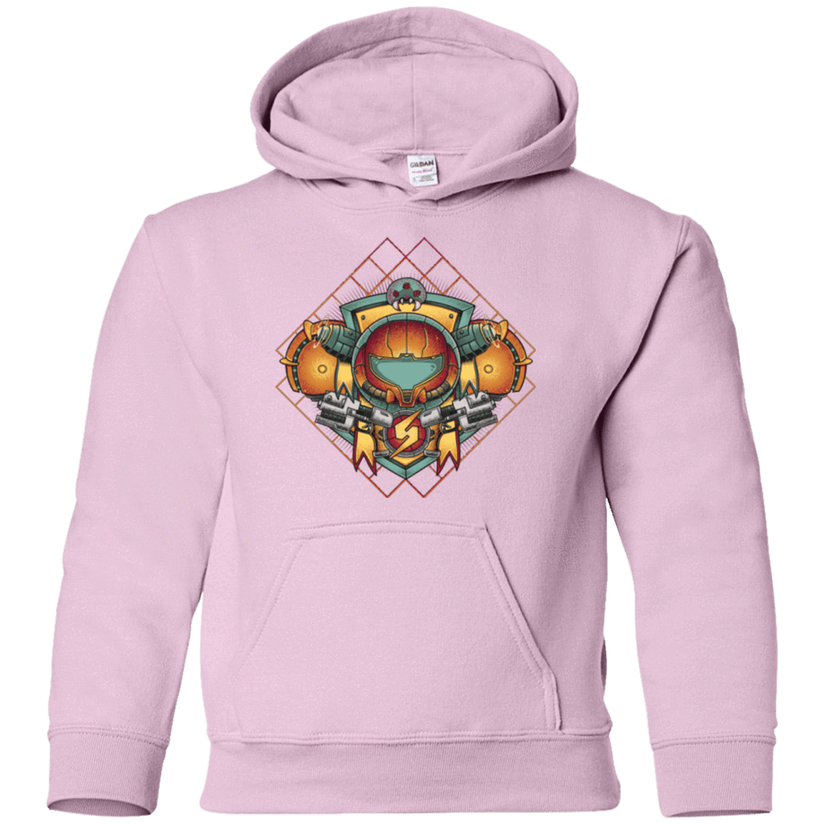 Sweatshirts Light Pink / YS Samus crest Youth Hoodie