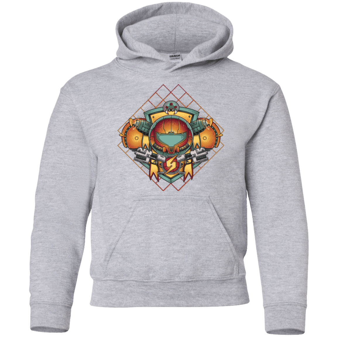 Sweatshirts Sport Grey / YS Samus crest Youth Hoodie