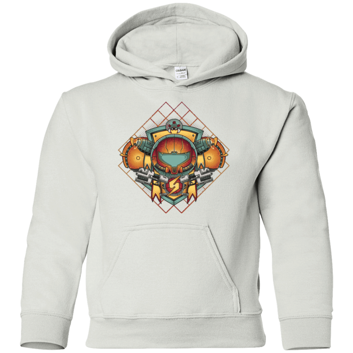 Sweatshirts White / YS Samus crest Youth Hoodie