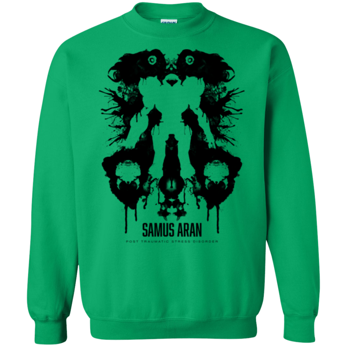 Sweatshirts Irish Green / Small Samus Ink Blot Crewneck Sweatshirt