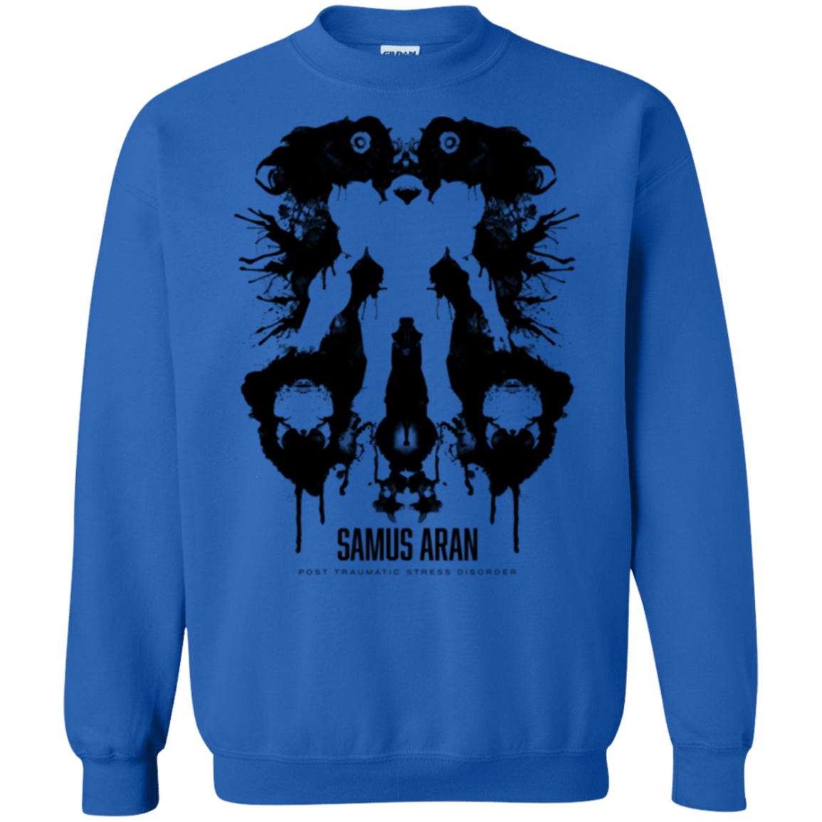 Sweatshirts Royal / Small Samus Ink Blot Crewneck Sweatshirt