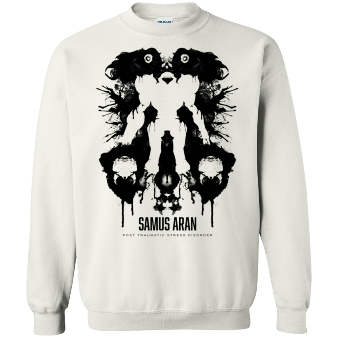 Sweatshirts White / Small Samus Ink Blot Crewneck Sweatshirt