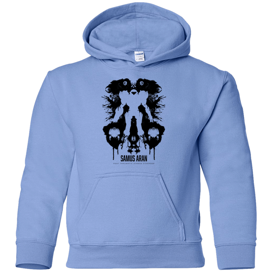 Sweatshirts Carolina Blue / YS Samus Ink Blot Youth Hoodie