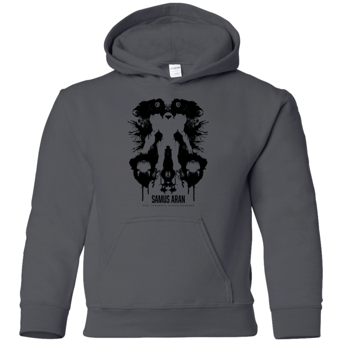 Sweatshirts Charcoal / YS Samus Ink Blot Youth Hoodie