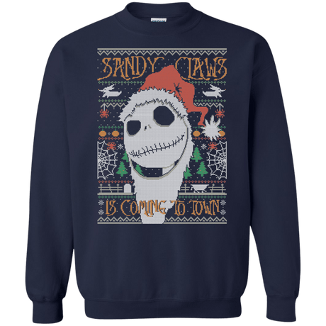 Sweatshirts Navy / Small SANDY CLAWS Crewneck Sweatshirt