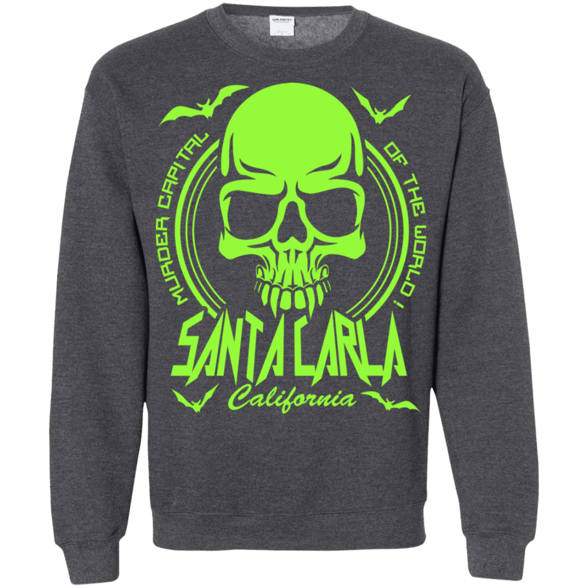 Sweatshirts Dark Heather / S Santa Carla Crewneck Sweatshirt