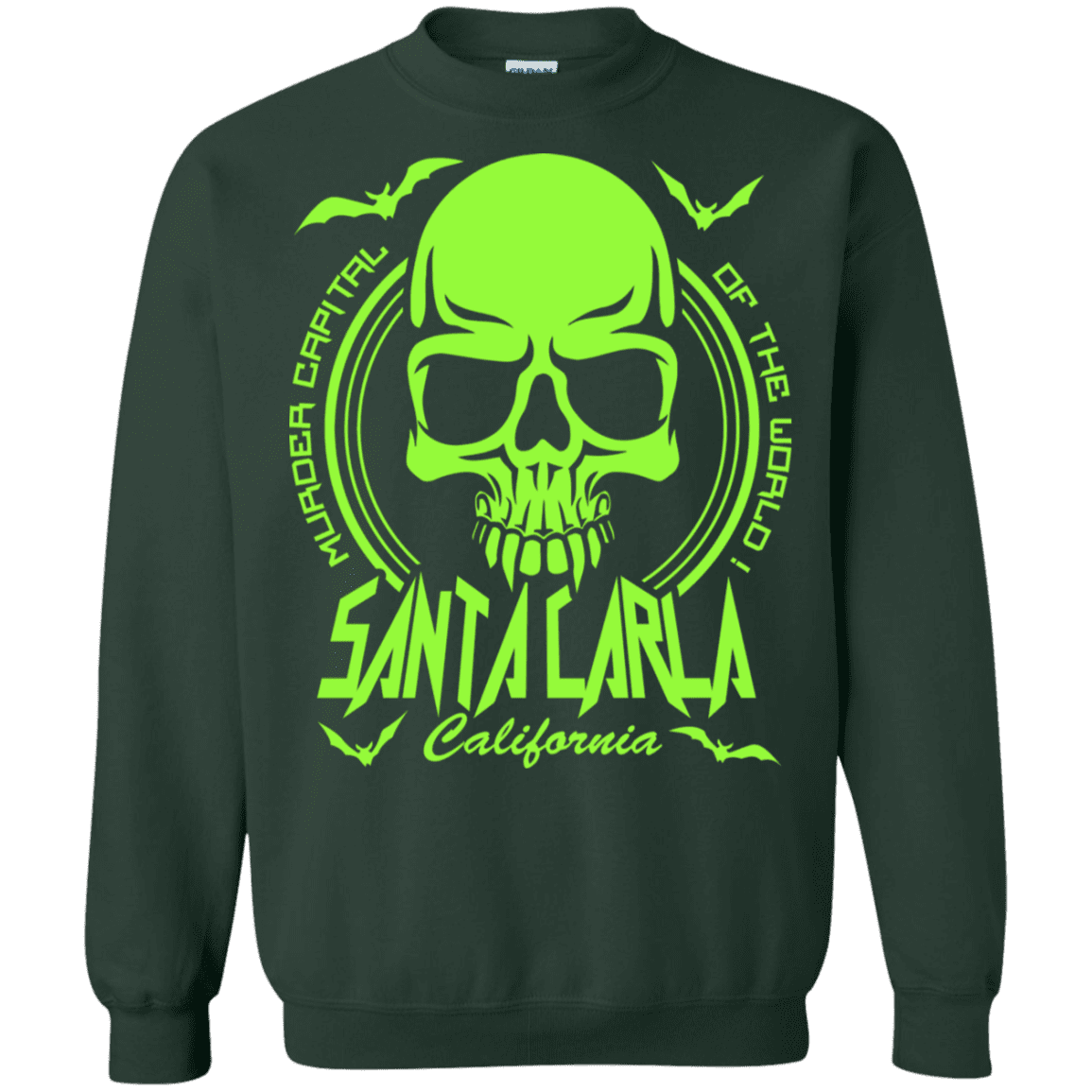 Sweatshirts Forest Green / S Santa Carla Crewneck Sweatshirt