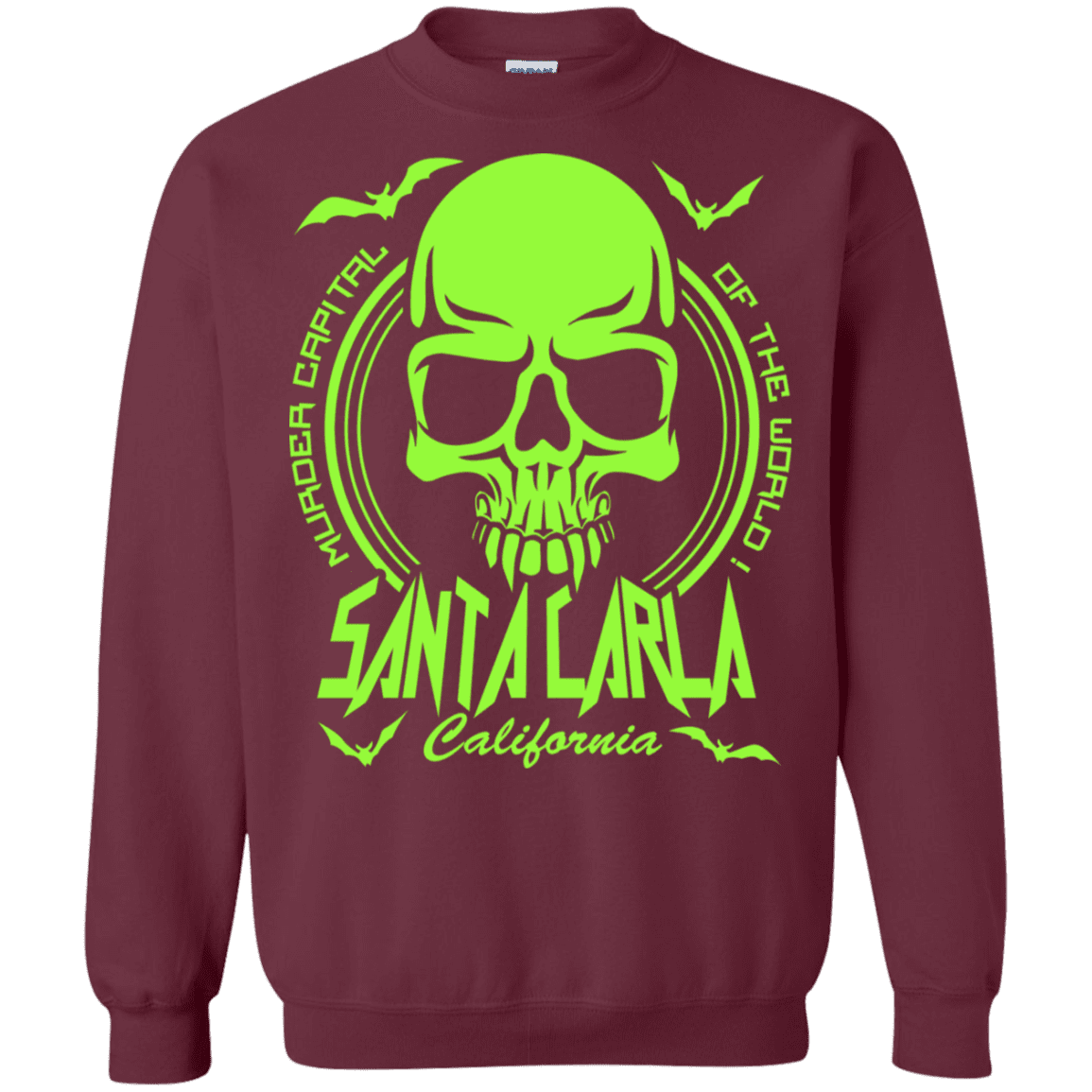 Sweatshirts Maroon / S Santa Carla Crewneck Sweatshirt