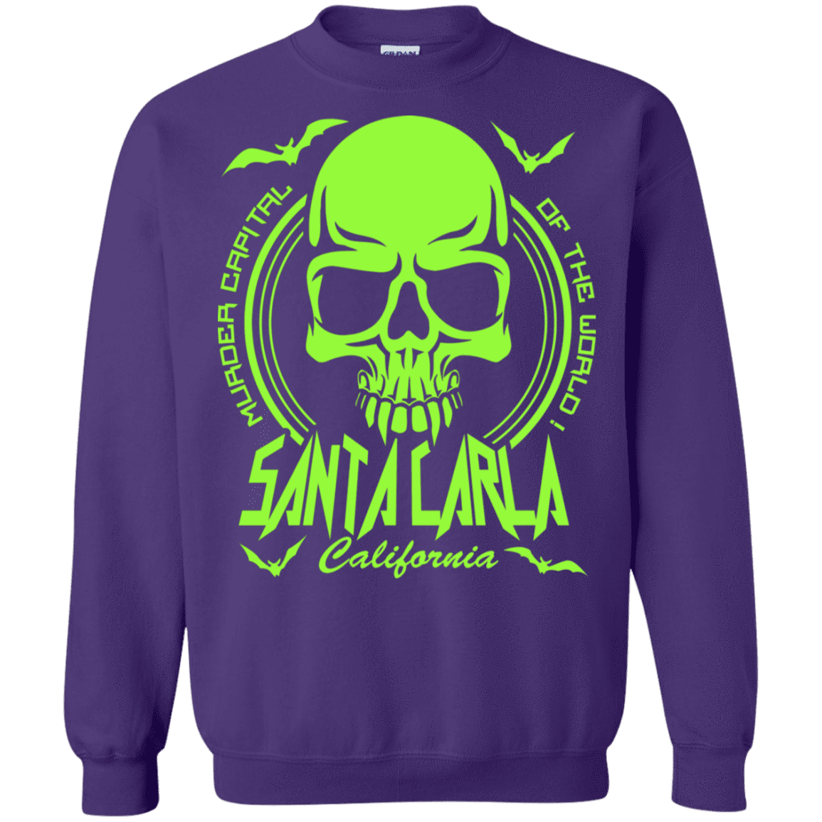 Sweatshirts Purple / S Santa Carla Crewneck Sweatshirt
