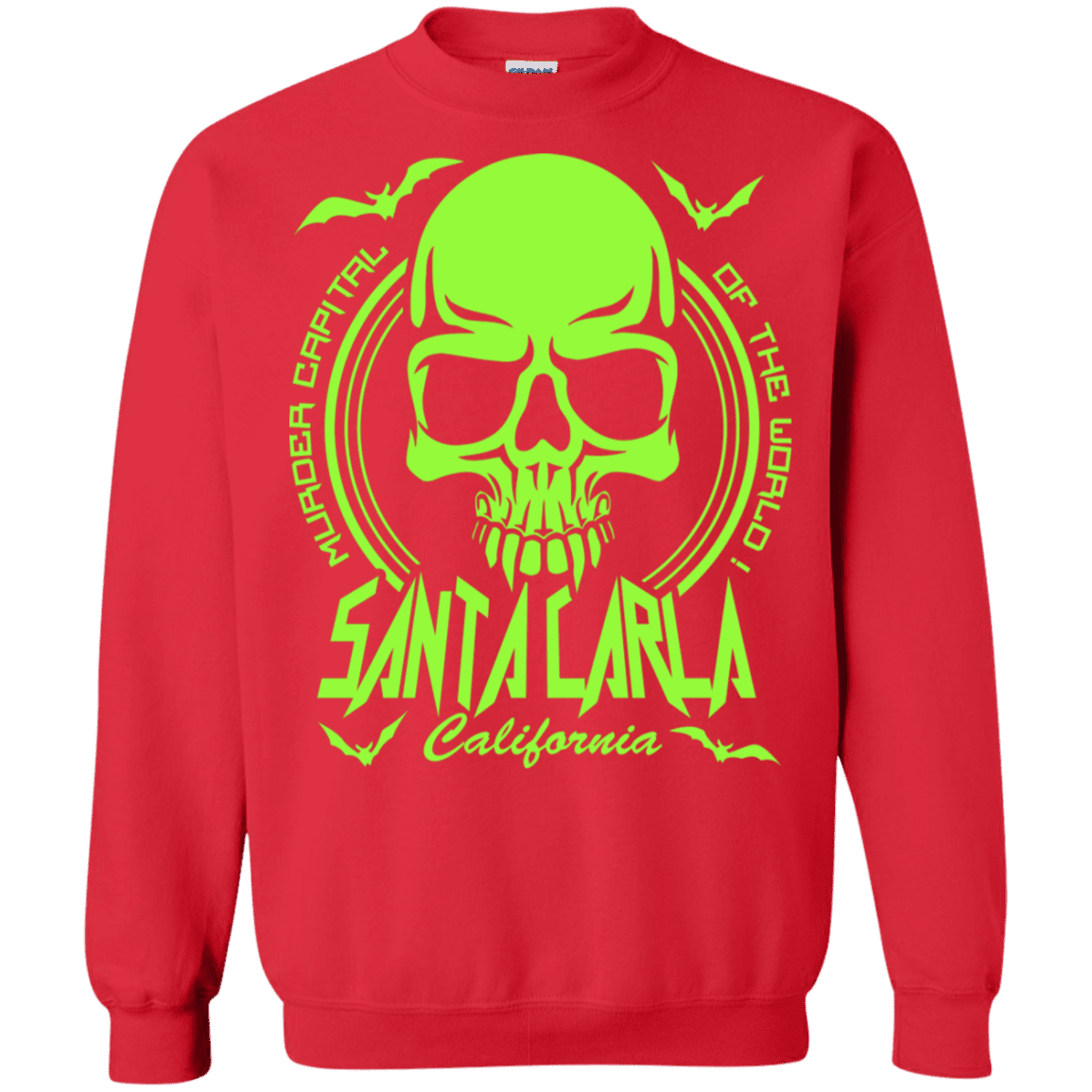 Sweatshirts Red / S Santa Carla Crewneck Sweatshirt