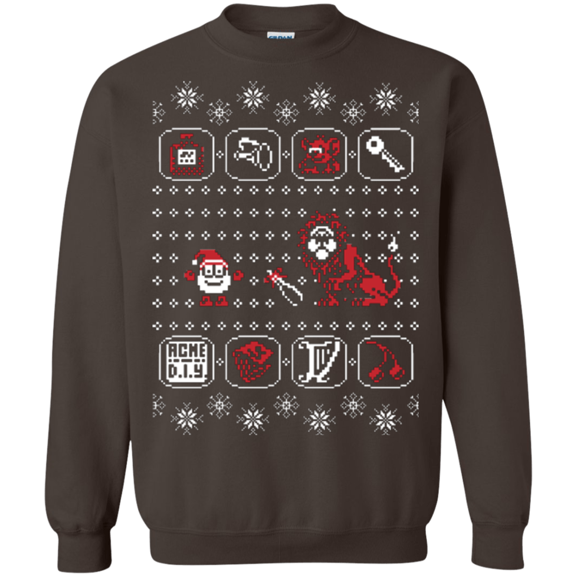 Sweatshirts Dark Chocolate / Small Santa Of The Yolkfolk Crewneck Sweatshirt