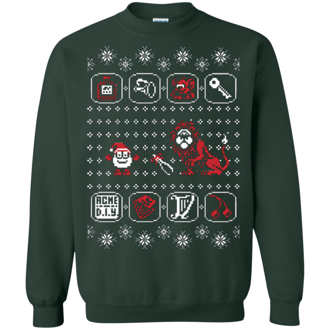 Sweatshirts Forest Green / Small Santa Of The Yolkfolk Crewneck Sweatshirt