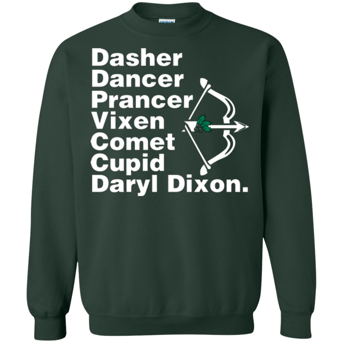 Sweatshirts Forest Green / Small Santas Helper Crewneck Sweatshirt